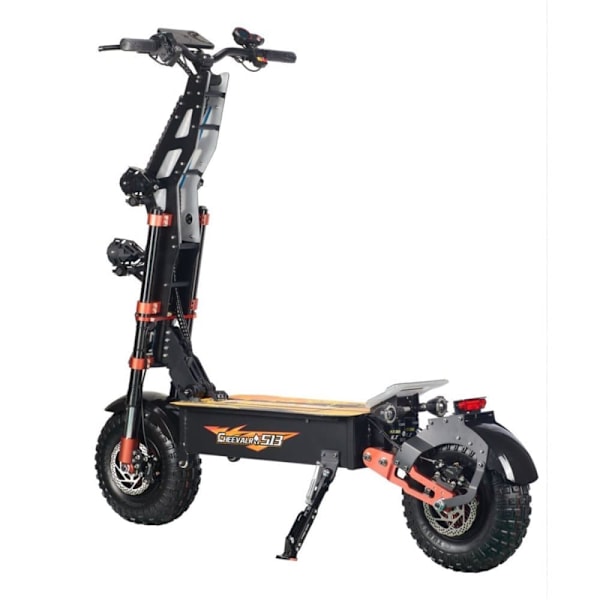 Offroad El-Scooter CHEEVALRY S13, Dobbelt Motor 2*4000W, 60V 40AH, Sort