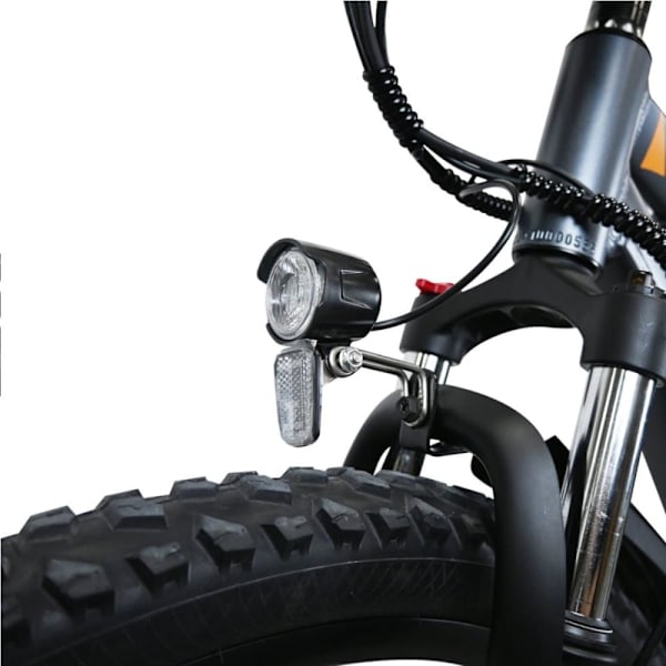 Midterdrevne elcykel Cheevalry C29 PRO, 500W 48V, Grå
