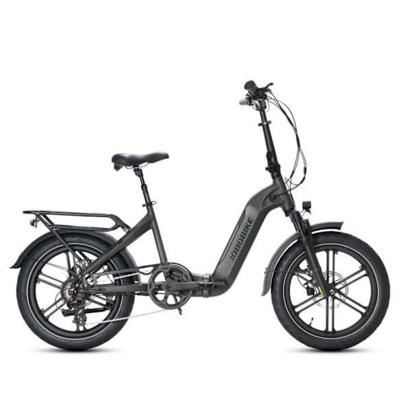 Sähköpyörä JOBOBIKE Romer Pro, Bafang-moottori 250 W, vääntömomenttianturi, taittuva Tummanharmaa