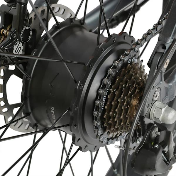 Sähköpyörä maastoon SAMEBIKE RSA08-II, moottori 1000 W, maks. 45 km/h