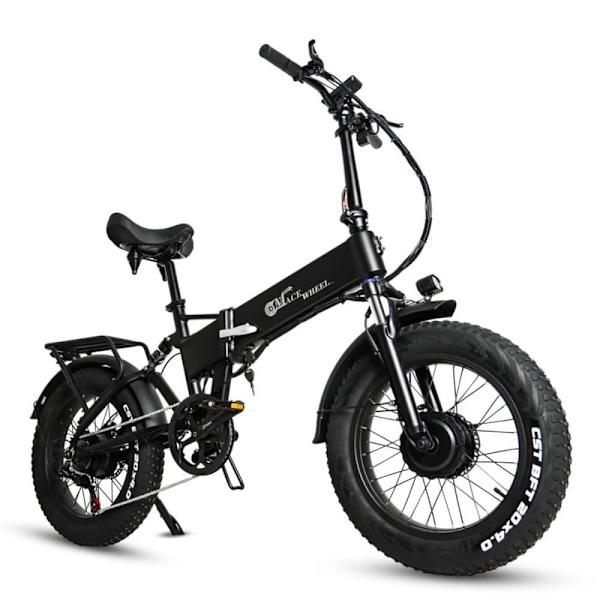 Sammenklappelig elcykel med fat CMACEWHEEL RX20MAXT, dobbelt motor 1500W, sort