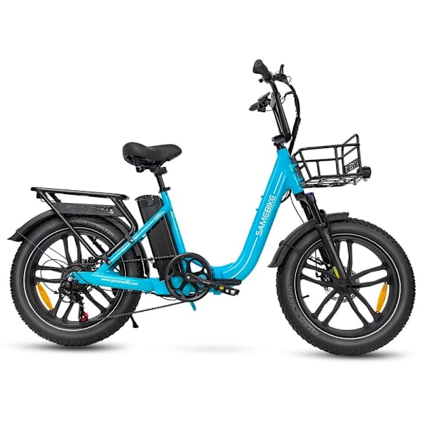Taittuva sähköpyörä SAMEBIKE C05 Pro, läpiajettava, 36V 500W moottori, paksut renkaat