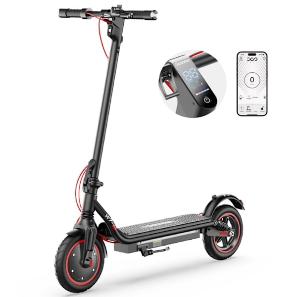 Hopfällbar elsparkcykel iScooter W7, Motor 42V 350W, 8,5” däck, APP-kontroll