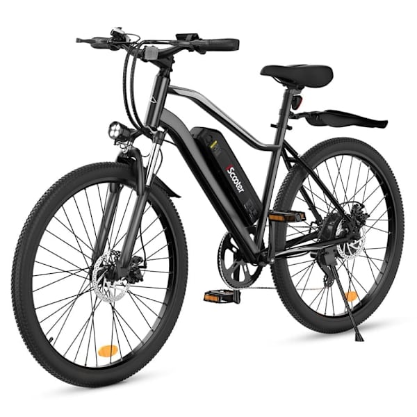 iScooter EB3 City Elcykel, 500W 36V 10.4Ah, Rækkevidde 75-100km, Sort