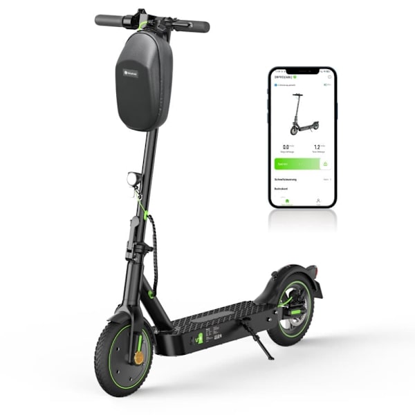 El-løbehjul iSinwheel S9Pro - 8,5" - 330W 36V 7,5Ah - APP-styring - Baghjulsophæng