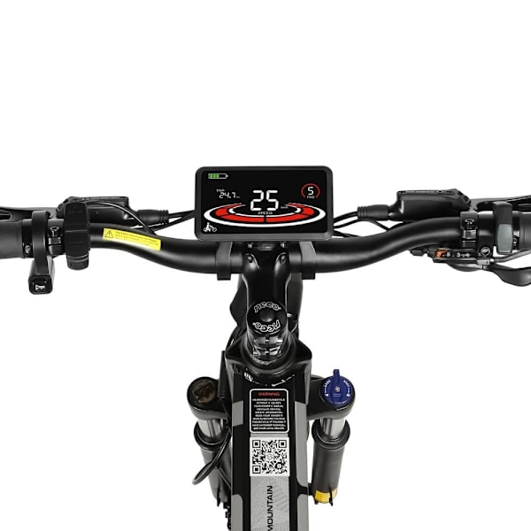 Hopfällbar elcykel SAMEBIKE LO26-Plus, 1000W motor, 48V 15Ah batteri