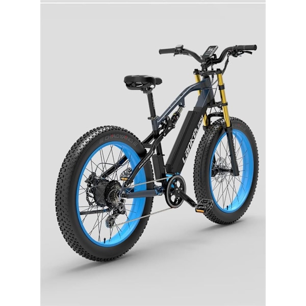 Elektrisk mountainbike Lankeleisi RV700, motor 48V 1000W, 26″ tykke dæk, Explorer elektrisk jagtcykel