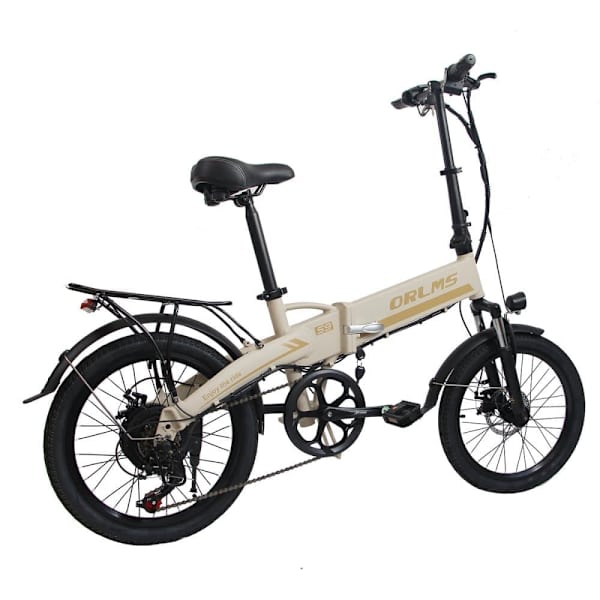 Sammenklappelig elcykel ORLMS S9, 500W motor, 48V 13Ah batteri, 20" pendler-elcykel