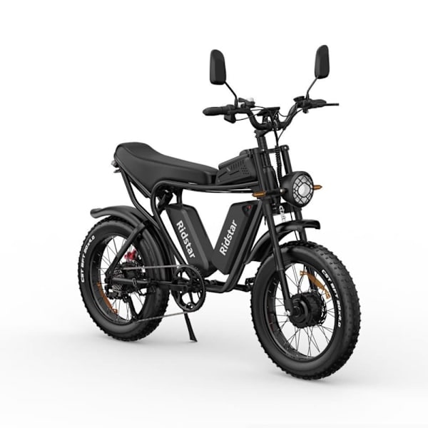 Sähköpyörät RIDSTAR Q20 Pro, 2 x 1000 W kaksoismoottori, 52 V 2 x 20 Ah kaksoisakku