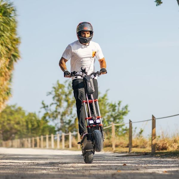 TIFGALOP K8 6000W El-scooter, Dobbeltmotor, 60V 38Ah, Fuld Affjedring