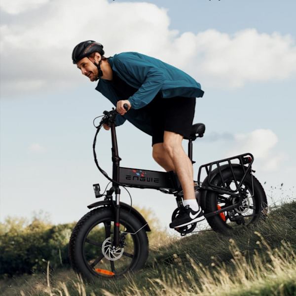 Sammenklappelig elcykel ENGWE Engine X, Motor 48V 250W, Fuld Affjedring, 100 km Rækkevidde