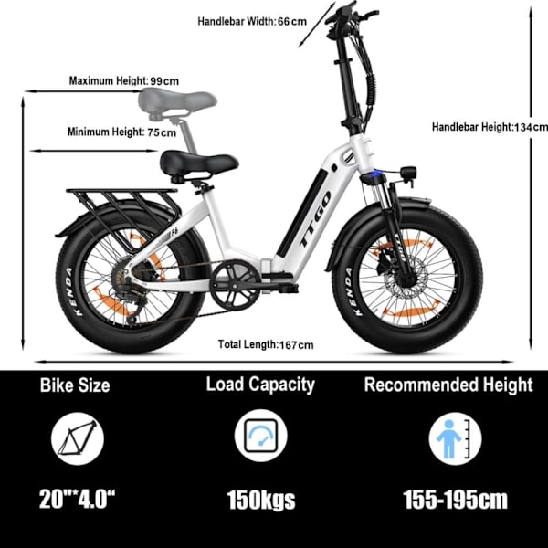Taittuva sähköpyörä TTGO F6, 250 W, vääntömomentti 45 Nm, 25 Ah, vihreä