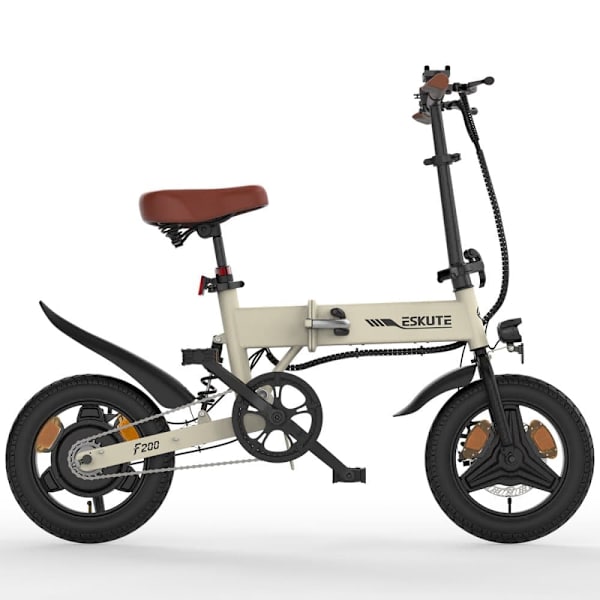 ESKUTE F200 14" Mini Foldbar Elcykel 250W Motor 36V 7.8Ah Batteri