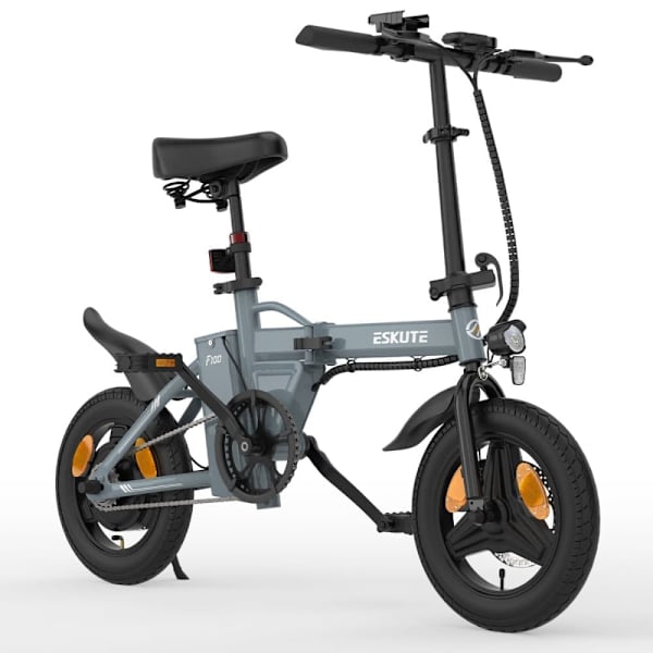 Mini Hopfällbar Elcykel ESKUTE F100, 14", 250W Motor 36V 9Ah Batteri, För Flickor
