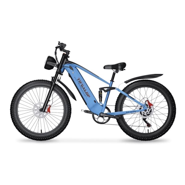 Tifgalop ES28 26" sähköpyörä, 48 V 18 Ah irrotettava akku, 1000 W fatbike