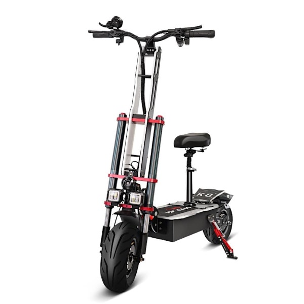 TIFGALOP K8 6000W El-scooter, Dobbeltmotor, 60V 38Ah, Fuld Affjedring