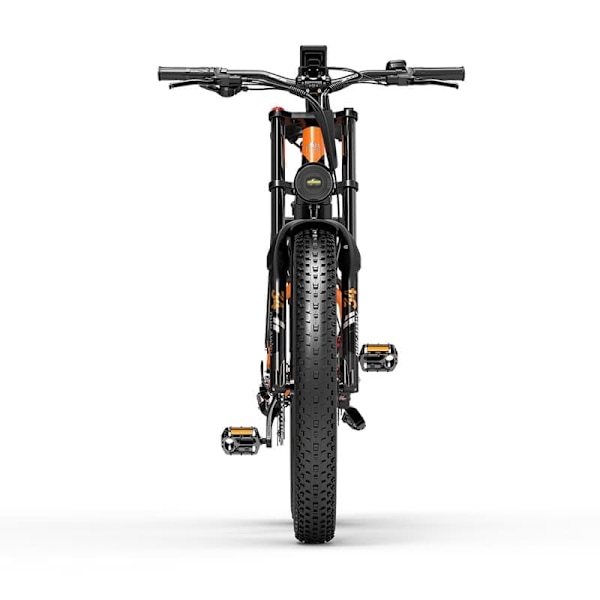 Sähkömaastopyörä Dukawey Silvertip8, 1000 W 52 V 20 Ah akku, 26” fatbike, katumaasturisähköpyörä