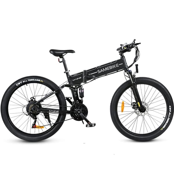 Taittuva sähkömaastopyörä SAMEBIKE LO26-II-FT, 900W 48V 14Ah, hydraulinen jarru