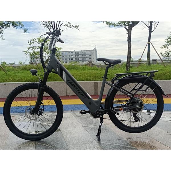 Elektrisk bycykel LANKELEISI ES500PRO, 500W motor 48V 14.5Ah batteri 24'' dæk 32 km/t maks. hastighed