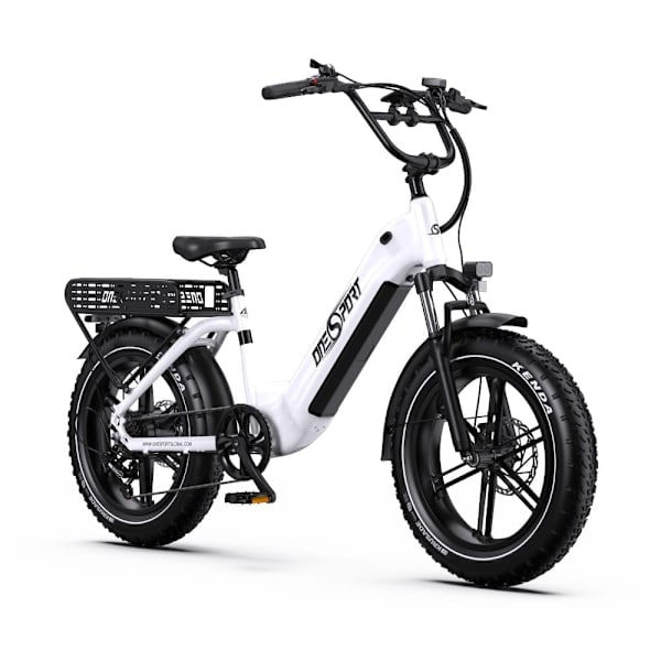 Onesport OT08 paksurenkainen sähköpyörä, moottori 48V 500W, Shimano 7 vaihdetta, tuki sovellukselle