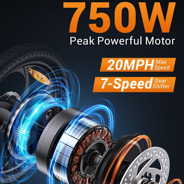 Taittuva sähköpyörä HillMiles MilePort1 - Moottori 36V 350W - 20" - 25 km/h