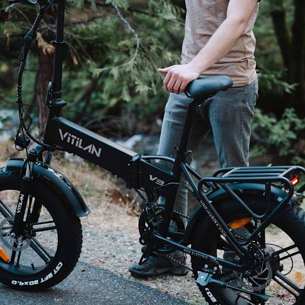 Sammenklappelig elcykel Vitilan V3 2.0 - Motor 48V 750 W - Hydrauliske skivebremser - Terrængående