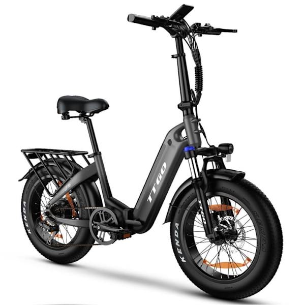 Taittuva sähköpyörä TTGO F6, 250 W, vääntömomentti 45 Nm, 25 Ah, vihreä