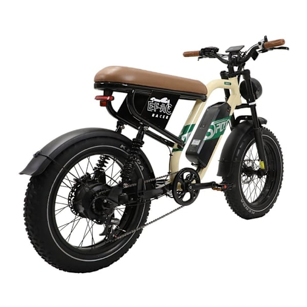 Moto-Style sähköpyörä Onesport W66, 500W moottori 65NM, tukisovellus, beige