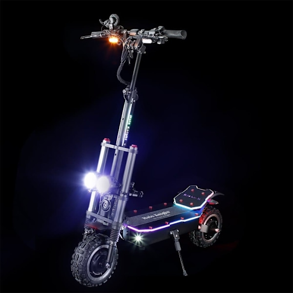 El-løbehjul Halo Knight T107 Pro - 11" - 6000W - Dobbelte motorer - 60V 38,4Ah batteri