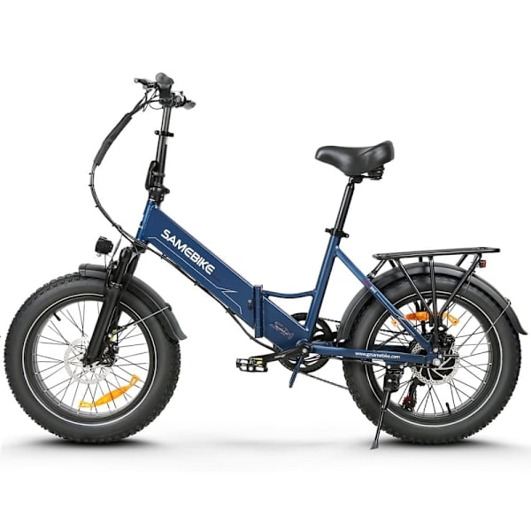 Taittuva sähköpyörä SAMEBIKE LOTDM200-II, moottori 750W 48V, älykäs NFC
