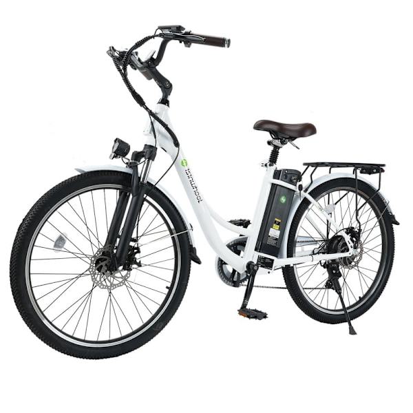 Klassisk Elcykel iSinwheel U2 - 26" - 350W 36V 13Ah - Pendling Hvid