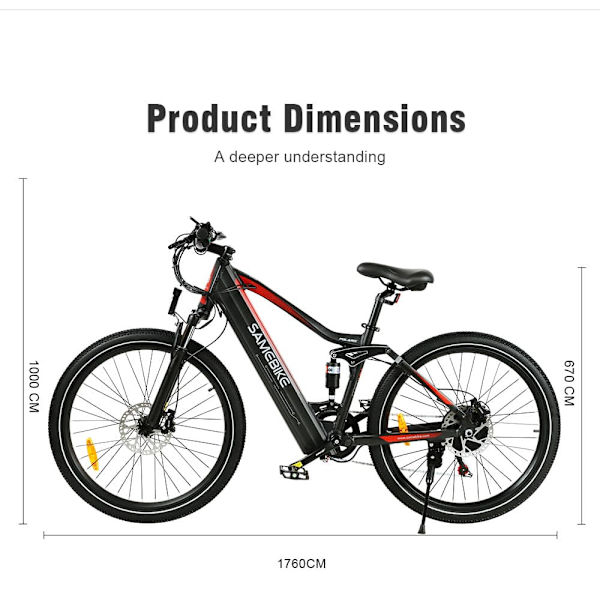 Sähköpyörä Samebike XD26-II, moottori 750W, 48V 14Ah akku, Shimano 7-vaihteinen