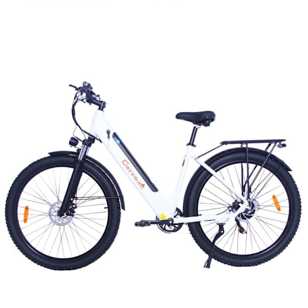 Kaupunkisähköpyörä CHEEVALRY C28, 29", Step-Thru, 250W 36V 17.5AH, Valkoinen