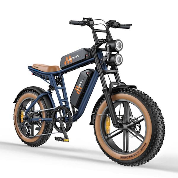 Elcykel HillMiles MileZoom 1, Motor 52V 250W, 20*4,0 tommer dæk, 25 km/t
