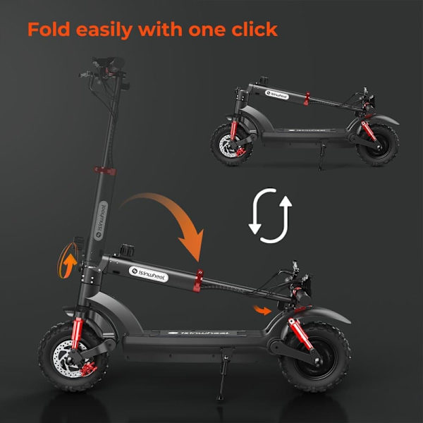 iSinwheel GT2 Taittuva Maastosähköpotkulauta - 800W 48V 15Ah - 11-tuumainen