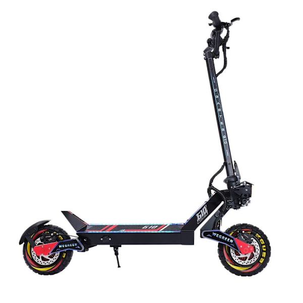 Elscooter OBARTER G10, 2*1200W dubbelmotor, 48V 20Ah batteri, 10-tums terrängdäck