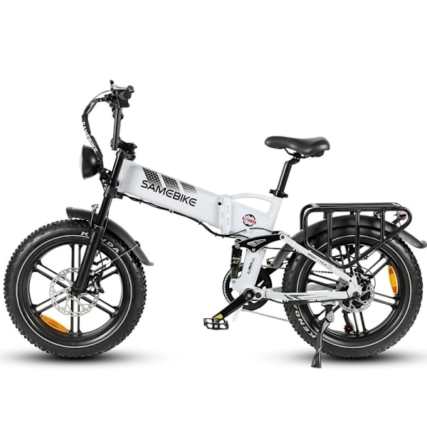 Hopfällbar terrängcykel SAMEBIKE RS-A02, Motor 1200W, Fullfjädring