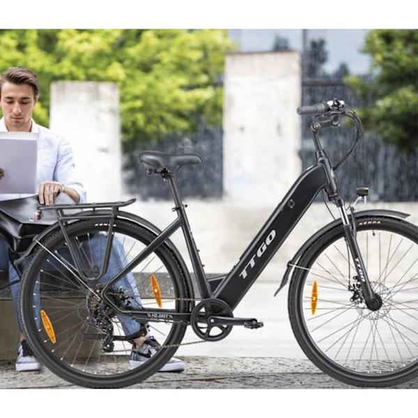 Elektrisk bycykel TTGO HZ-28ST, 350W 36V 20Ah, Shimano 7S