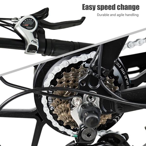 Sammenklappelig Step-Thru Elcykel CMACEWHEEL Y20, 750W 48V 18Ah, Fat Tire, Sort
