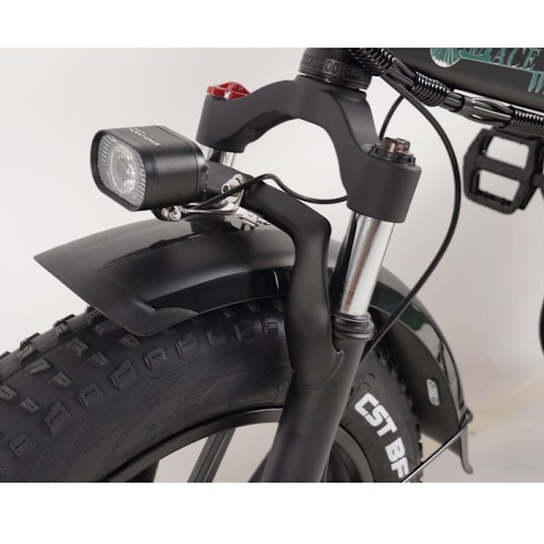 Taittuva sähköinen fatbike CMACEWHEEL GW20, 750W 18Ah, musta