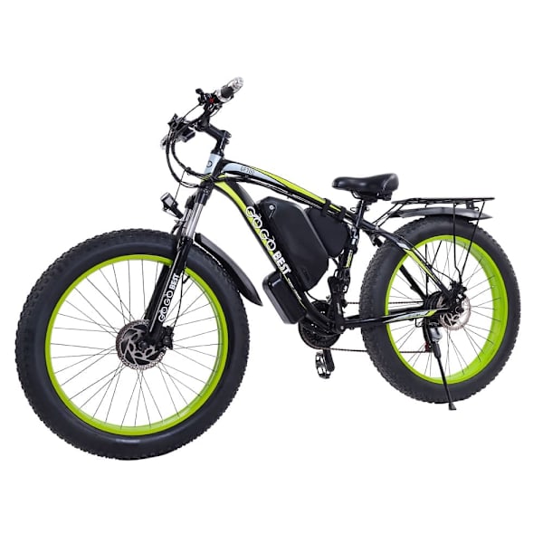 GOGOBEST GF700 26" Elektrisk Mountainbike Dobbelt 500W Motor SHIMANO 27-Speed ​​Gear