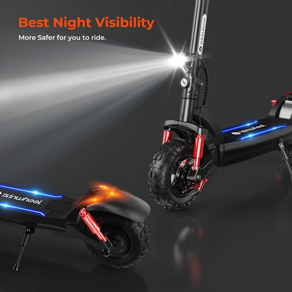 iSinwheel GT2 Taittuva Maastosähköpotkulauta - 800W 48V 15Ah - 11-tuumainen