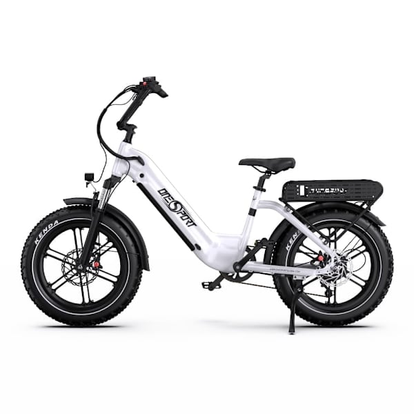 Onesport OT08 Fat Tire Elcykel, Motor 48V 500W, Shimano 7 Gear, Understøtter APP