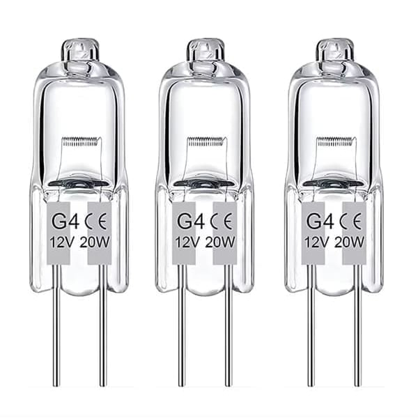 20-Pack G4 Halogenlampor 20W 12V – Varmvitt Ljus för Optimal Belysning