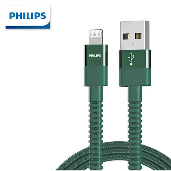 Philips MFi-certifierad datakabel för Apple iPhone12/11/ipad snabbladdarkabel för telefon