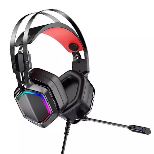 Philips multifunktionella RGB-hörlurar – färgglada lampor, kraftfulla ljudeffekter