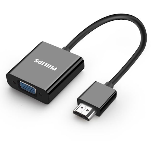 Philips HDMI til VGA-konverter med 3,5 mm lyd - HD-videoadapter til bærbar computer til projektor - SWR1620A/93