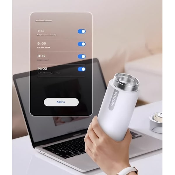 Philips isoleret krus med Smart Reminder 316L rustfrit stål