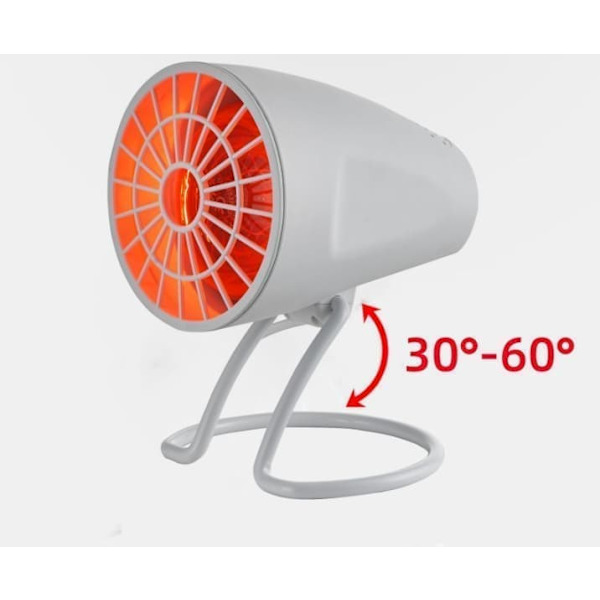 Ny infraröd lampa fysioterapi instrument rött ljus lampa skönhet elektrisk bakning lampa hem fototerapi lampa hög effekt mini värmelampor