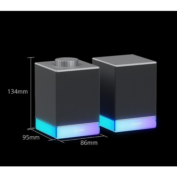 Philips Bluetooth-datorhögtalare små stationära högtalare bärbara datorer spelhögtalare multimedia spelhögtalare